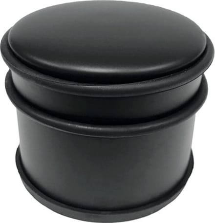 TARROX Deurstopper Ø 90x75 mm staal zwart 3 stuks