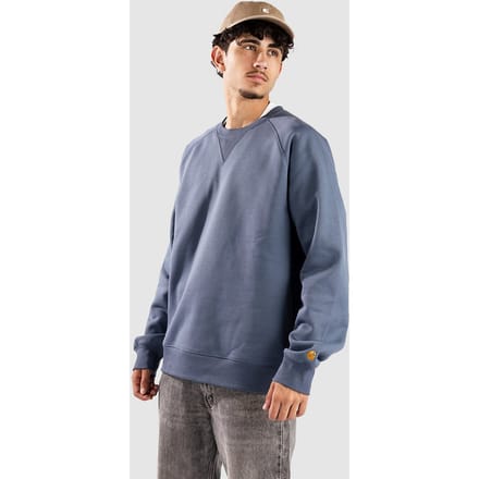 Carhartt WIP Chase Sweater blauw
