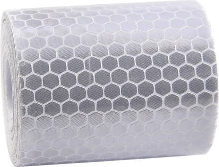 WiseGoods Luxe Reflecterende Tape - DIY - Hobby - Cadeau - Sticker - Auto Accessoires - Plakband - Decoratieve Accessoires - Wit