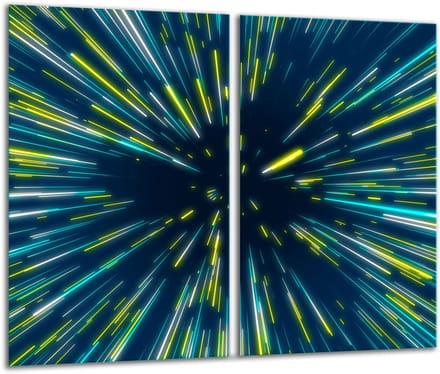 TMK ArtDeko - Snijplank - Glas - 2x 30x52 cm - Veilig
