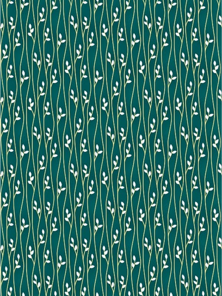 Texture Decopatch papier Plant Twigs donkergroen hotfoil