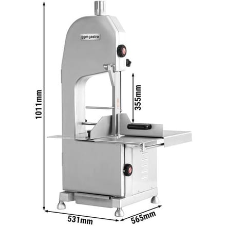 GGM Gastro Knochensäge - 1900mm Sägeband - max. Schnitthöhe: 240mm