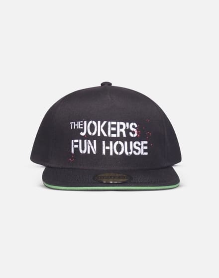 DC Comics Batman - The Joker's Fun House Snapback Pet - Zwart