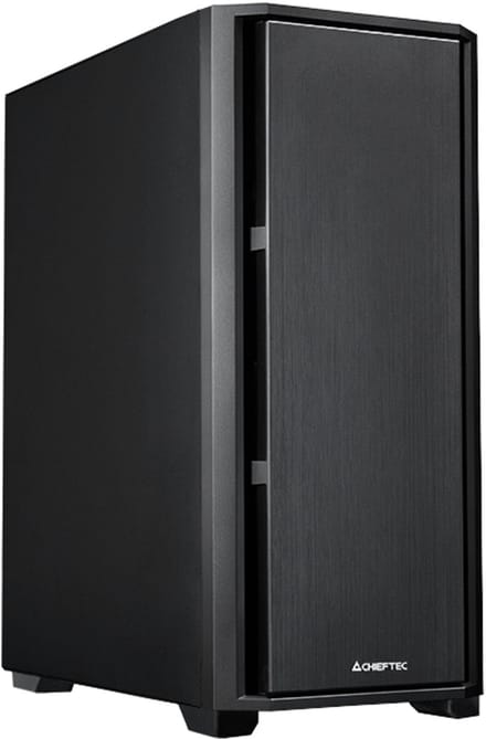 Chieftec Pc-Behuizing Midi Tower Pro Q As02B Op Atx Voor Thuiscomputers En
