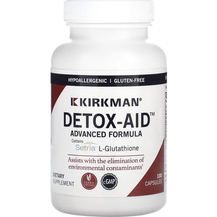 Kirkman Labs, Detox-Ade Formule Avancée, 100 Capsules