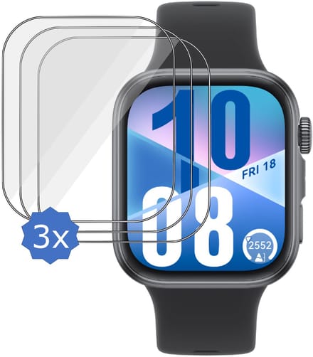 3x Screenprotector geschikt voor Huawei Watch Fit 4 - Folie Screen Protector