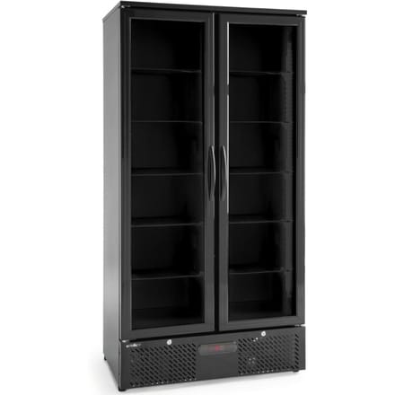 Koelkast bar koelkast 2-deurs 8 planken LED 384 l 365 W