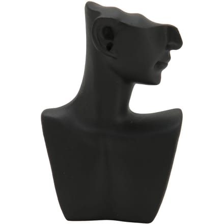 Halsketting Display Buste Hars Ketting Sieraden Display Mannequin Standaard voor Hanger Oorbel S Zwart gray