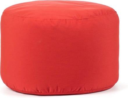 Fade Resistant Soleil Bean Bag Ottoman - Rood, Groot