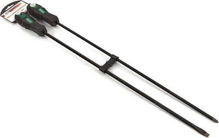 HBM 2-delige schroevendraaierset 450 mm lang, sleufkop en Philips, chromevanadium