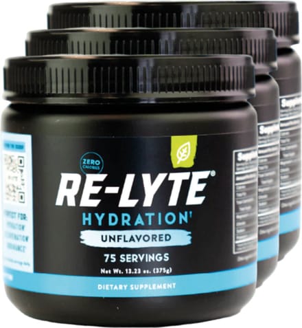 Re-Lyte | Hydration Drink Mix | Unflavored 375g | 3 stuks | 3 x 375g