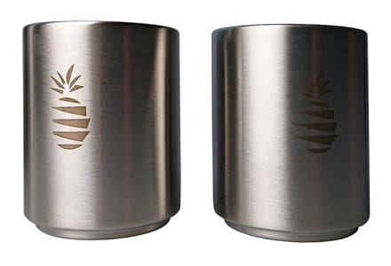 TQ4U Multifunctionele kleine bekers | RVS | Ø 60 mm x 80 mm hoog | 2 STUKS