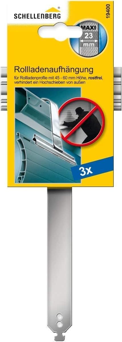 Schellenberg 19400 rolluikophanging MAXI 3-delig, voor stalen buisassen van 60 mm