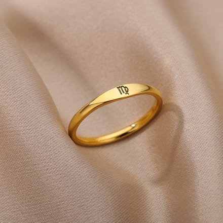 Sterrenbeeld ring - Horoscoop ring - Maagd - Zegelring stijl