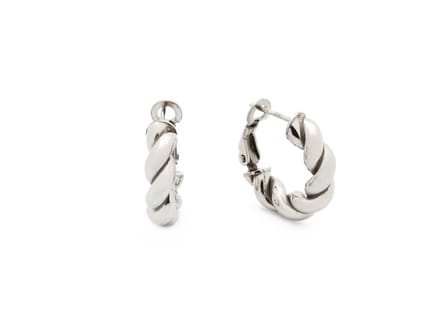 Glow - 107.1420.00 - Oorringen - Zilver - Gerhodineerd - 12mm