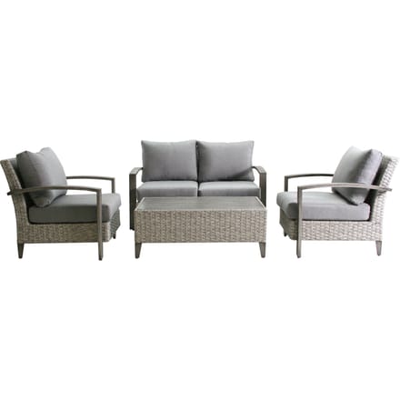 Intergard Aluminium loungeset Bradley 4 personen