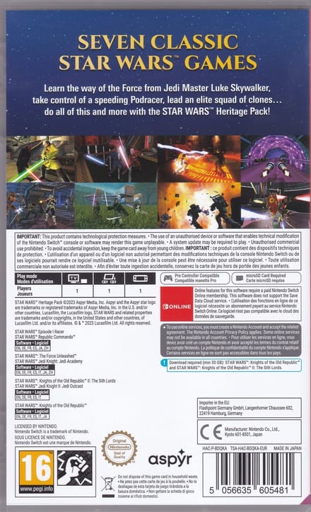 Star Wars Heritage Pack - Nintendo Switch - Action
