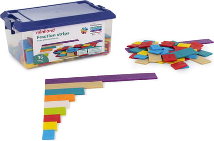ML Rekenen: BREUKBALKJES, 4 sets van 51 stuks, 6+