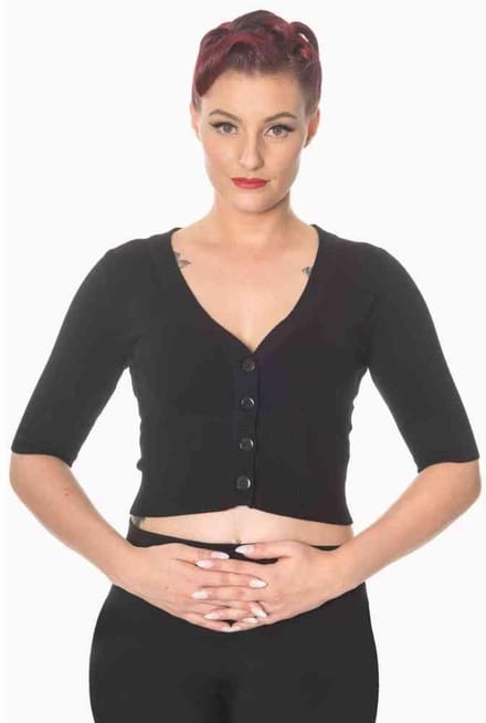 Dancing Days - OVERLOAD Cardigan - S - Zwart