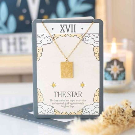 Something Different - The Star Vintage Tarot Kaart met ketting - Multicolours