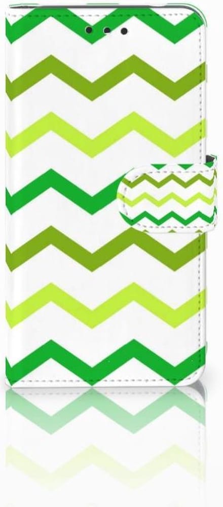 Nokia 2 Telefoon Hoesje Zigzag Groen