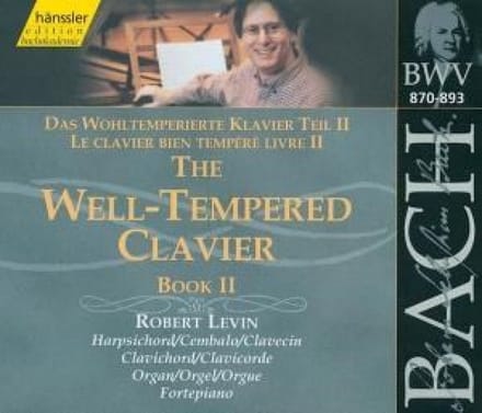 Robert Levin - J.S. Bach: Well-Tempered Clavier Book II (2 CD)