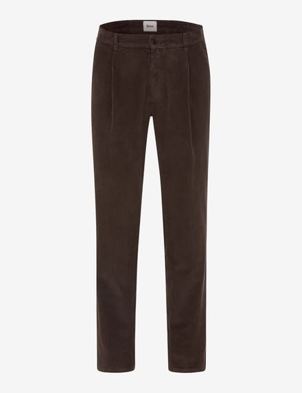 Brax Heren Chino  Style TINO CHOCOLATE, donkerbruin, maat 36/34