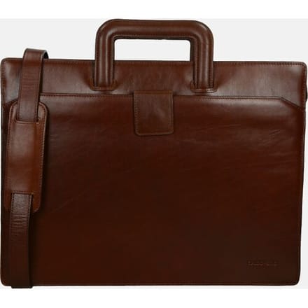 Claudio Ferrici Classico laptoptas 15.6 inch M brown