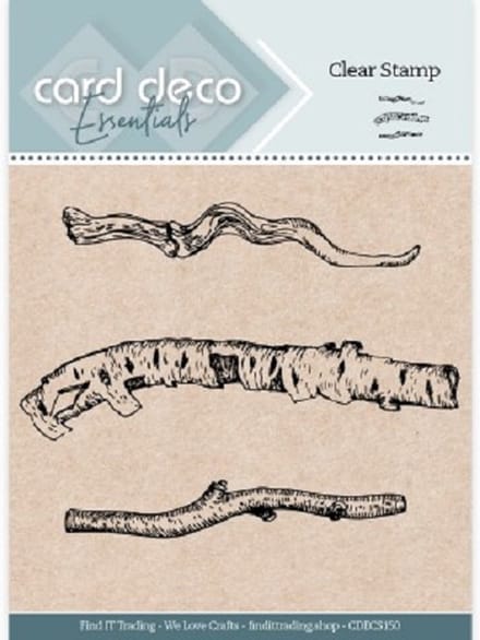Card Deco Essentials - Clear Stamp - Birch Trunk