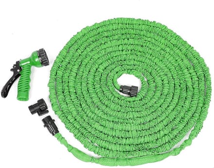 Tuinslang Uitschuifbaar - Flexibele slang - Water Geven - Dubbele Laag Ontwerp - 5 tot 15 Meter - Groen