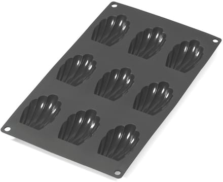 Lékué Bakvorm - 9 Madeleines - Siliconen - Black