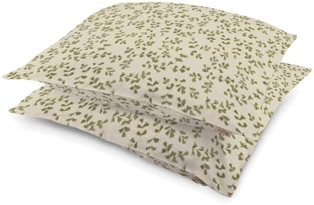 Walra Kussensloop Dancing Twigs - 2x 37x55 - 100% Katoen (BCI) - Groen