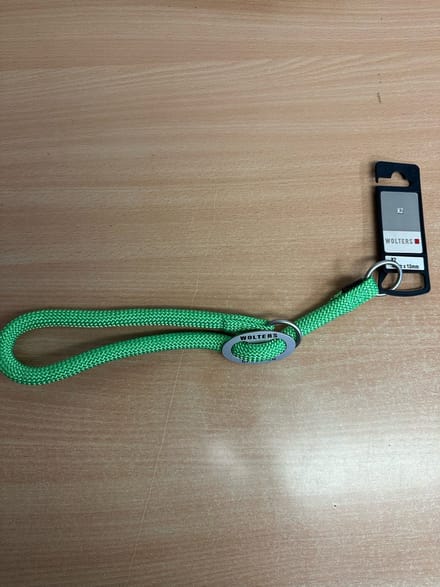 Wolters k2 slip halsband nylon 45cm x 13mm neon groen