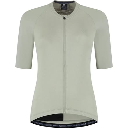 Rogelli Essential II Dames Korte Mouw Fietsshirt - Lange Rits - Taupe