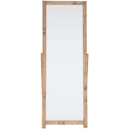 Stoepbord FLOOR - hout - B 440 x H 1370 mm - whiteboard- magnetisch - grenenhout