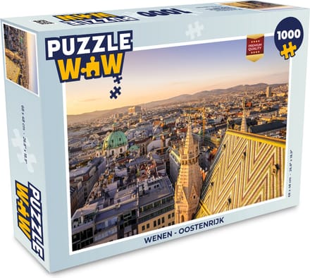 Puzzel Wenen - Oostenrijk - Legpuzzel - Puzzel 1000 stukjes volwassenen