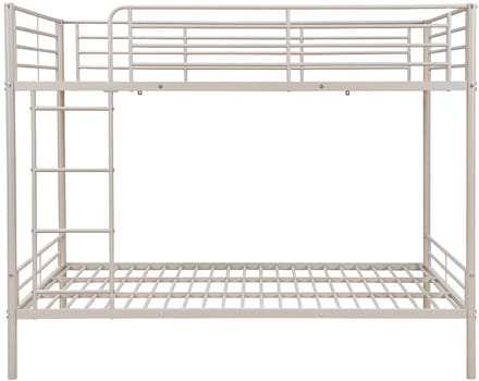 Vente-unique Stapelbed metaal beige 120 x 190 cm