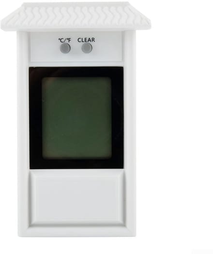 Digitale Thermometer - Max Min Meter - Binnen en Buiten - Dakbescherming Ontwerp - 14 x 9 x 4 cm