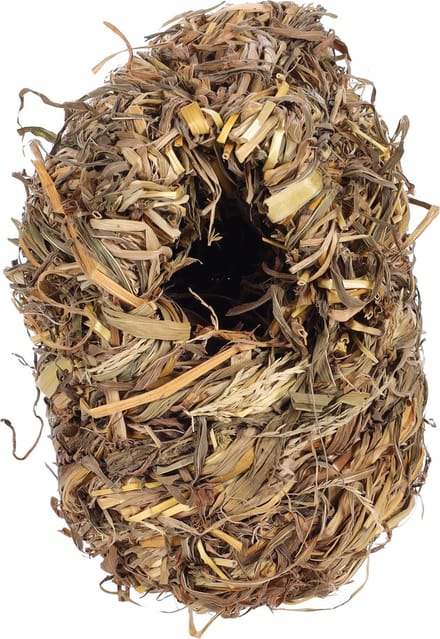 Flamingo Vogelbroednest Exoten Stro - Bruin - 8 x 8 x 12 cm
