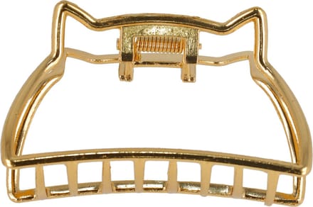 Haarsoires Haarspeld Haarklem 7cm – Kat Vorm – Metaal – Goud