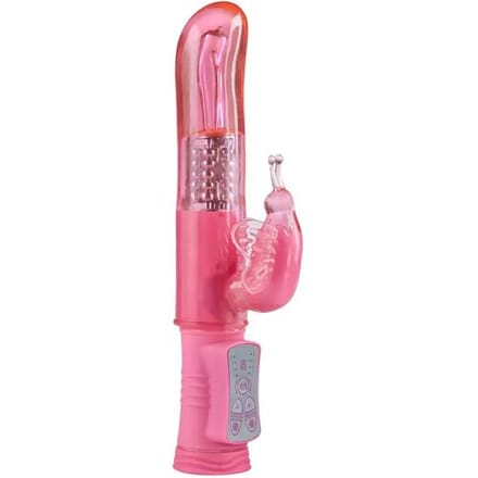 TOYJOY - Happy Hugging Butterfly - Vibrators Rotating Roze