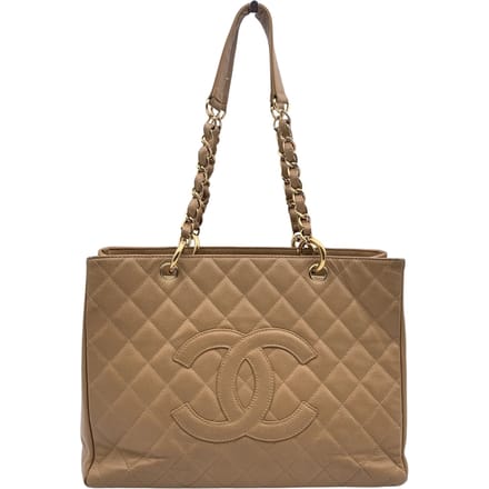 Chanel Leren Tote Bag Grote Winkel