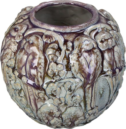 HD Collection Vaas Vogels Aardewerk 22x22x19.5cm