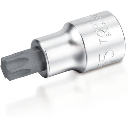 Toptul Torx Bit Dop 1/4" T15 Chroom Satin