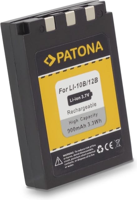 Patona accu voor Olympus Li-10B / Li-12B en Sanyo DB-L10B