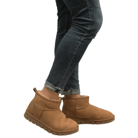 Texelana Premium - Jutter - vachtlaarzen - dames - heren - schapenvacht - enkellaars - 41