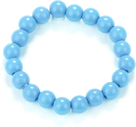 PARTYPRO - Blauwe kralen armband voor volwassenen
