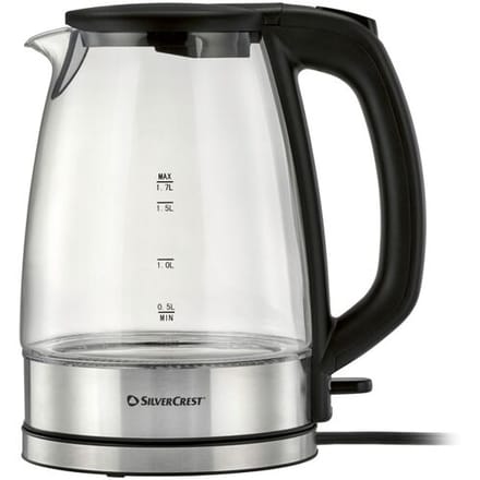 SILVERCREST Glazen waterkoker 1,7 L