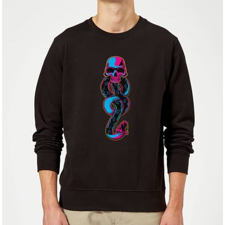 Harry Potter Dark Mark Neon trui - Zwart - S