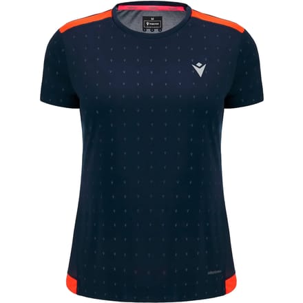 Macron Elvire Reflex T-shirt Met Korte Mouwen Blauw S Vrouw